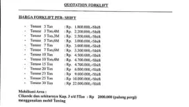 Sewa Forklift Second (bagi yg butuh)