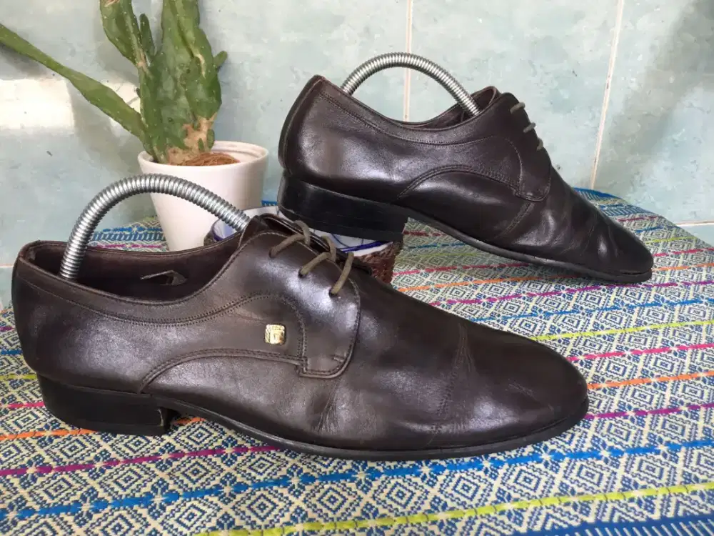 Jual sepatu Formal pria merk Satchi size 40 slim insole 24.5 cm