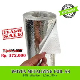 Woven Foil Single Side - Insulasi Atap 50m