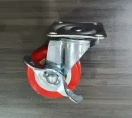 Roda 2 merah single bearing