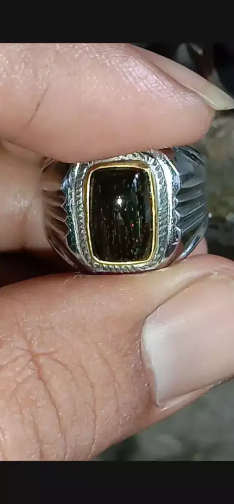 Natural blackopal kembang ruyung banten