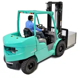 forklift mitsubishi 5 Ton diesel atau gasoline ban standart