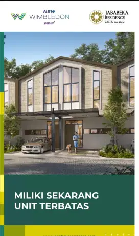 Rumah Murah Free Canopy , Carport, PPAT dan IPL @ New Wimbledon