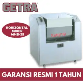 mesin WHB-25 pengaduk adonan kental getra horizontal dough mixer whb25