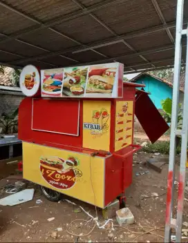 Paket usaha kebab, gerobak Kebab