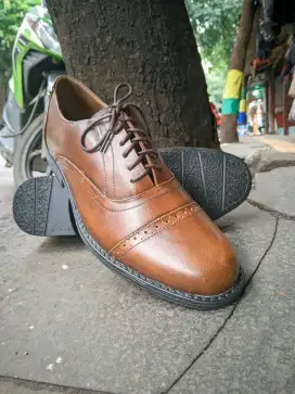 Sepatu Pantofel Tapi Pria Kulit Asli