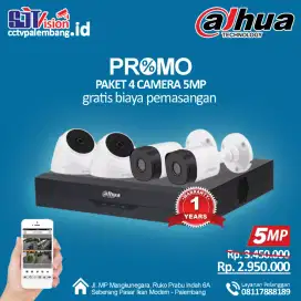 Paket 4 camera dahua 5 mp