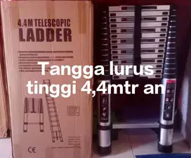 Tangga teleskopik ukuran 4,4mtr lurus