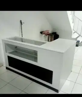 Meja kasir etalase custom