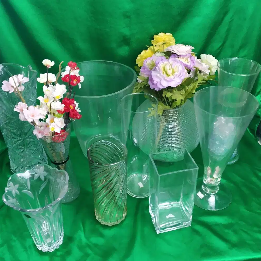 [Harga mulai dari 50rb~300rb & SATUAN!] Macam2 VAS BUNGA Kaca