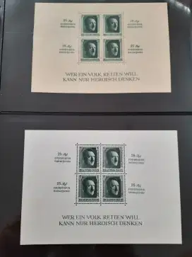 Prangko Perangko Mint Jerman Hitler