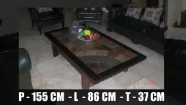 Meja sofa vintage ruang tamu