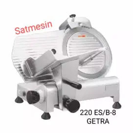 Mesin pengiris daging beku 220ES/B-8 getra meat slicer semi auto