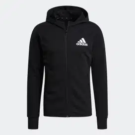 Jaket Adidas Full-Zip Aeroready Hoodie GM2080 Ukuran L Original.