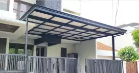 Kanopi atap alderon RS elegan dan anti karat
