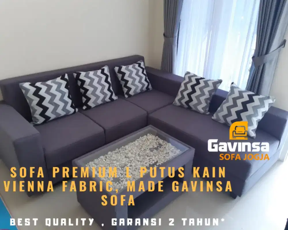 Sofa Keluarga Sofa Idaman Minimalis L Putus , Langsung Pengrajin Sofa