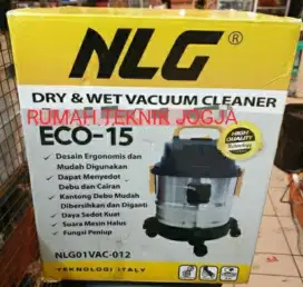 (rumah teknik jogja)mesin vakum cleaner nlg eco 15, watt kecil