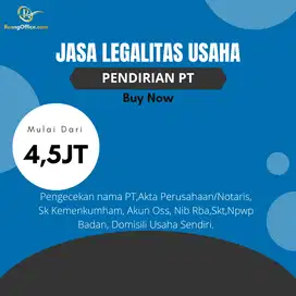 Jasa Virtual Office dan legalitas izin usaha Pendirian Buat PT CV PMA