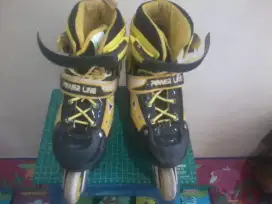 Sepatu Roda Inline Skate Anak Ukuran M Power Line Kuning