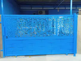 Pintu gerbang cuting laser