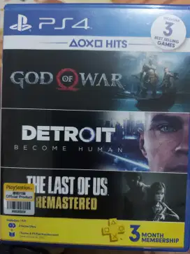 Kaset PS4 Original God of War, Detroit Become Human, The Last of Us