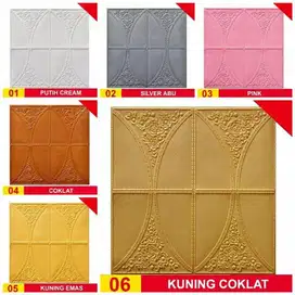 PROMO CUCI GUDANG! TERMURAH Wall Sticker 3D Batik Foam Luxury