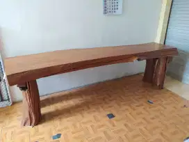 MEJA KAYU JATI PANJANG