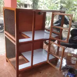 kandang kucing kayu