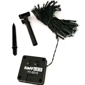 Taffled solar powered decoration light 100led/lampu hias taman