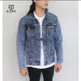 Eldove Denim Jacket Dark Blue 5085 bnib