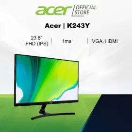 Monitor Acer K243YE 24 FHD IPS 100hz 1ms bt Pc Gaming Desain Grafis