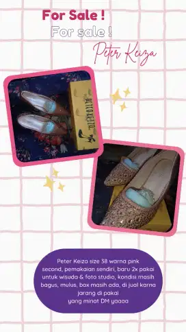 Di Jual Murah Heels Bling Peter Keiza !