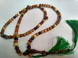 tasbih 99 butir 17 kayu unik