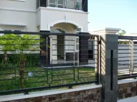 Pagar, balkon, relling, tralis, pintu pengaman,dll..