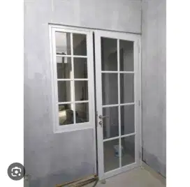 Pintu kamar mandi almunium