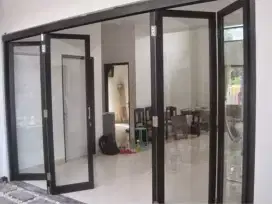 Kusen aluminium pintu jendela sekat kaca  dueo470