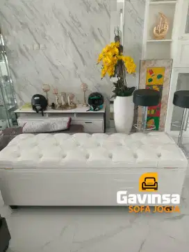 Sofa Premium Puff Storage Jaguar, Oscar, Garansi 2 Tahun