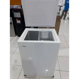 Freezer box TCL 100 liter. Chest freezer kulkas beku frozen food