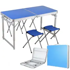 geometrics dream meja kursi piknik foldable aluminium
