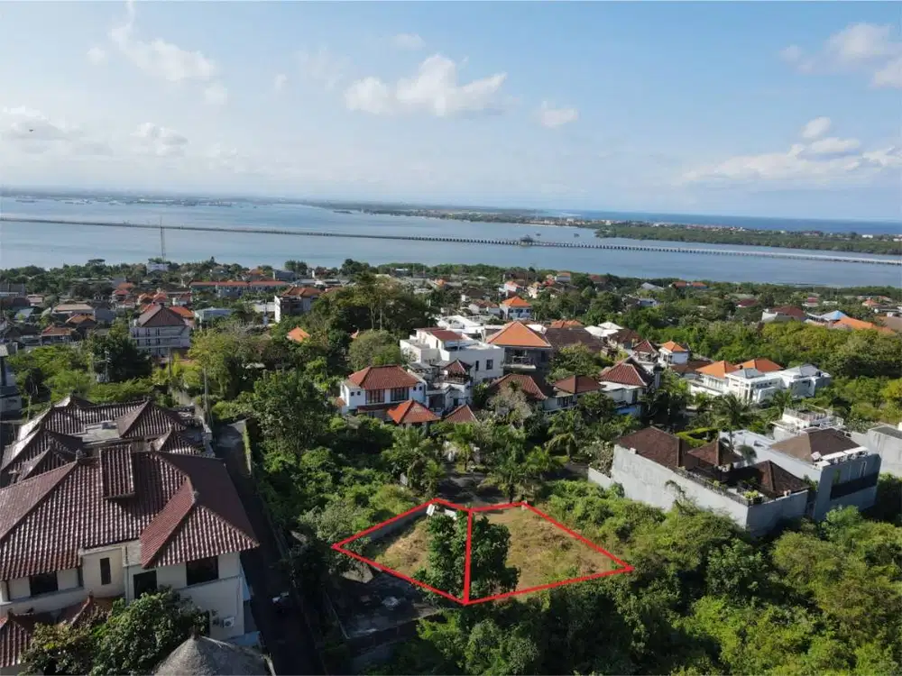 Tanah Ngantong View Laut di Nusa Dua, One Gated, 100 Meter Dari Bypass