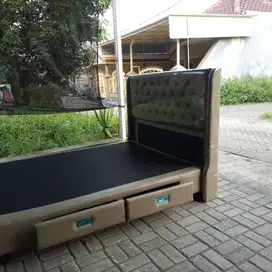 Dipan tempat tidur springbed Busa