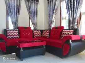 Sofa sudut minimalis