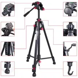 Tripod Weifeng Portable Lightweight Stand Kuat 1.58m 1,58m DSLR Kamera