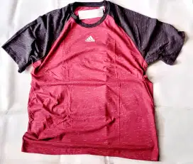 Kaos / Baju adidas Raglan essentials Merah Ori