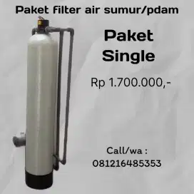 Paket filter air sumur dan PDAM