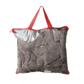 Tas mika selimut sajadah handuk 35x30 dan 45x40cm teb