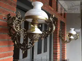 Lampu dinding klasik jawa