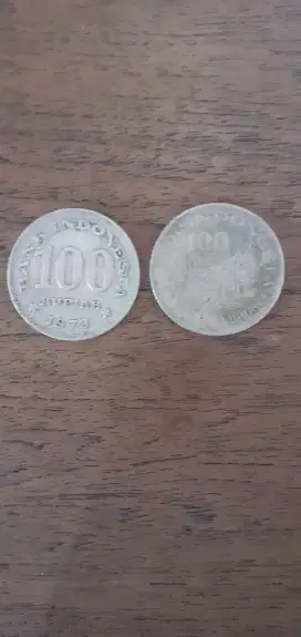 Uang koin kuno 100 rupiah