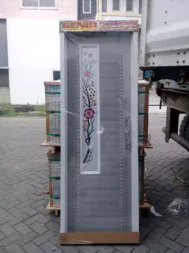 Pintu PVC + Kusen Baru cermin kamar mandi toilet WC handle mewah murah