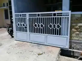 Pagar minimalis dorong